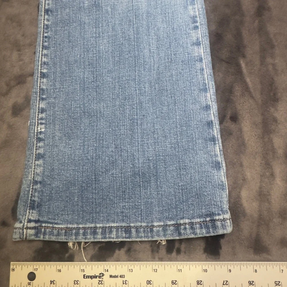 Levi's 515 Boot Cut Jeans Womens 14 S/C Light Blue Stretch Denim 3014